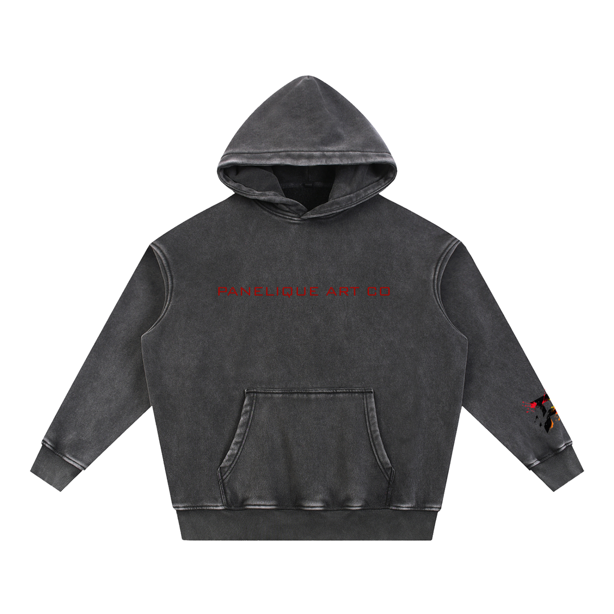 Panelique Snow Wash Fleece Hoodie