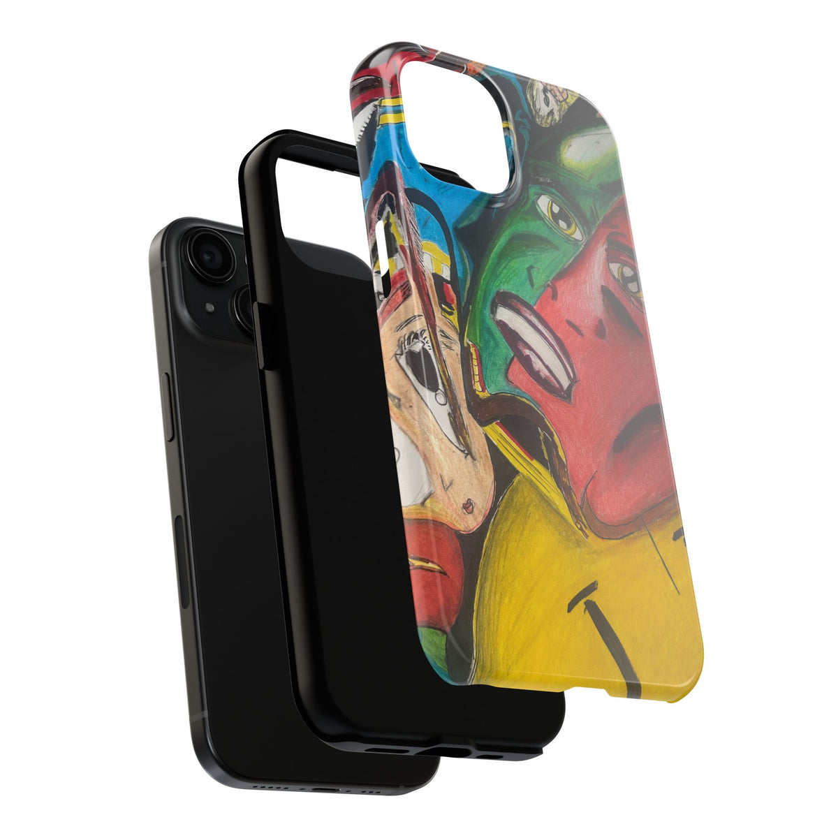 Abstract Emotions iPhone case