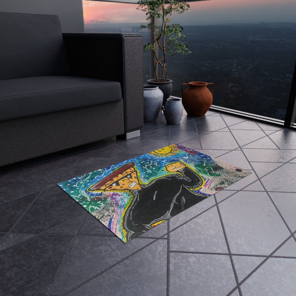 Cosmic Pepperoni Rug