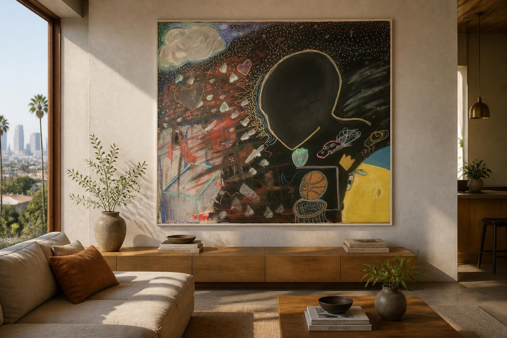 “Aura Nightfall” 24x36 Orginal Painting *1/1 Mixed media