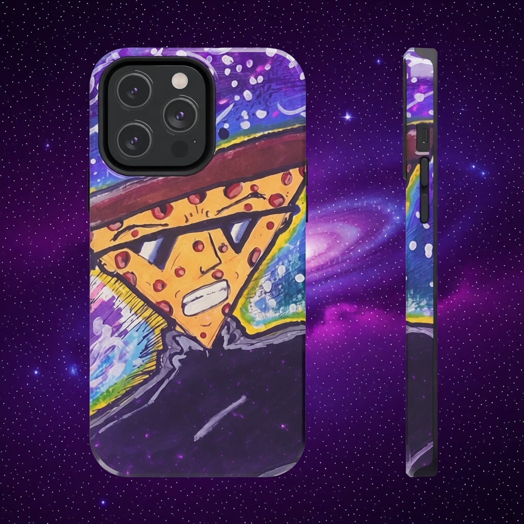 Cosmic Pepperoni iPhone case