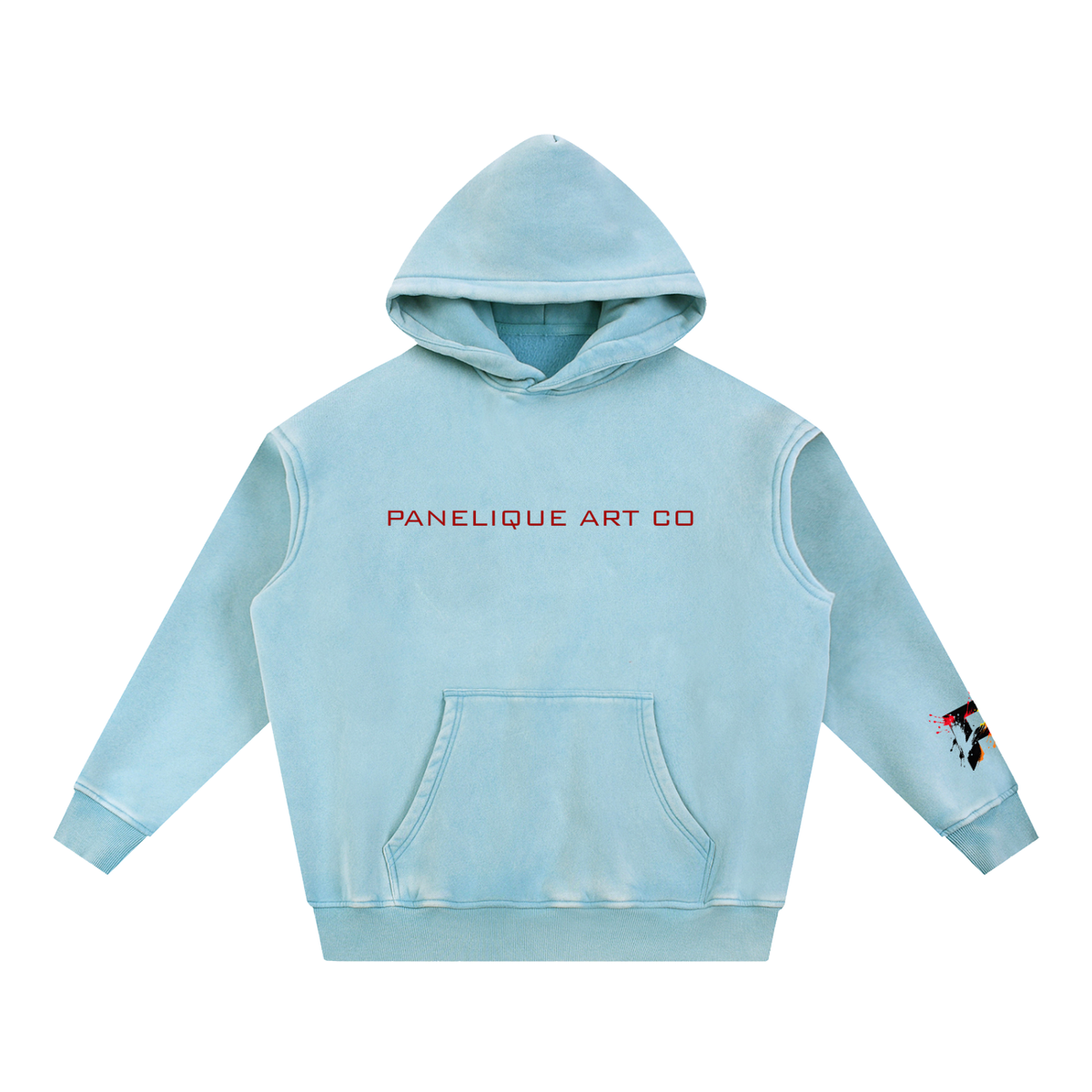 Panelique Snow Wash Fleece Hoodie