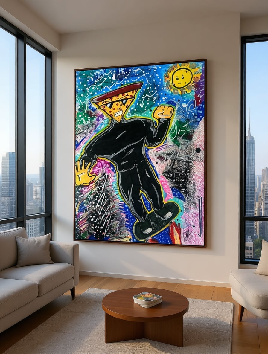 “Cosmic Pepperoni” Poster
