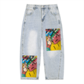 Abstract Emotions Denim Jeans